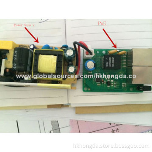 Single Port PoE Injector (IEEE802.3at compliant) with 48V/50V/56V